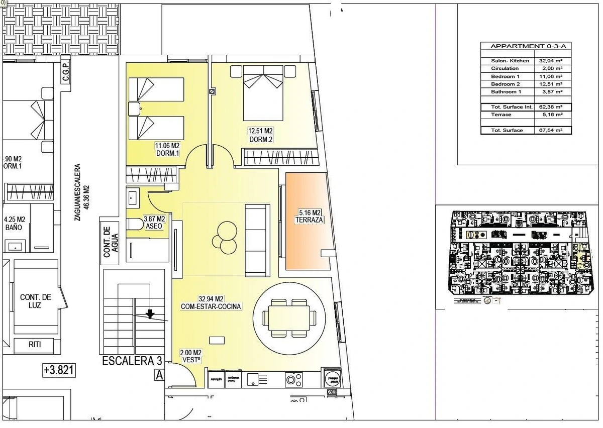 Unit NV-101831 — Modernos apartamentos de nueva construcción en el centro de San Miguel de Salinas