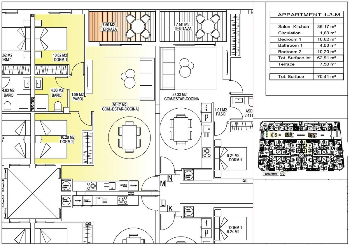 Unit NV-101832 — Modernos apartamentos de nueva construcción en el centro de San Miguel de Salinas
