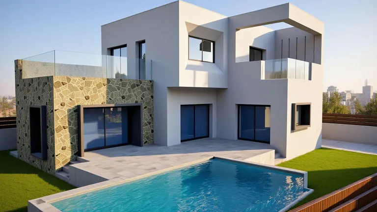 Moderna villa de nueva construcción con vistas abiertas en Ciudad de las Comunicaciones, San Miguel de Salinas