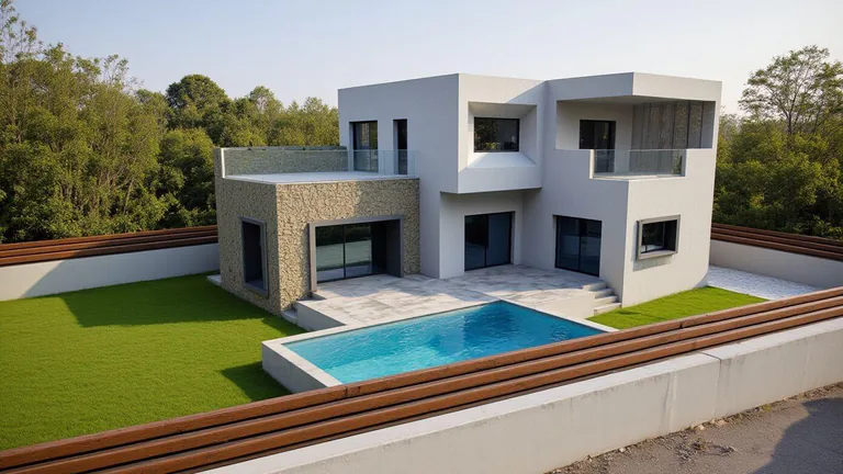 Moderna villa de nueva construcción con vistas abiertas en Ciudad de las Comunicaciones, San Miguel de Salinas