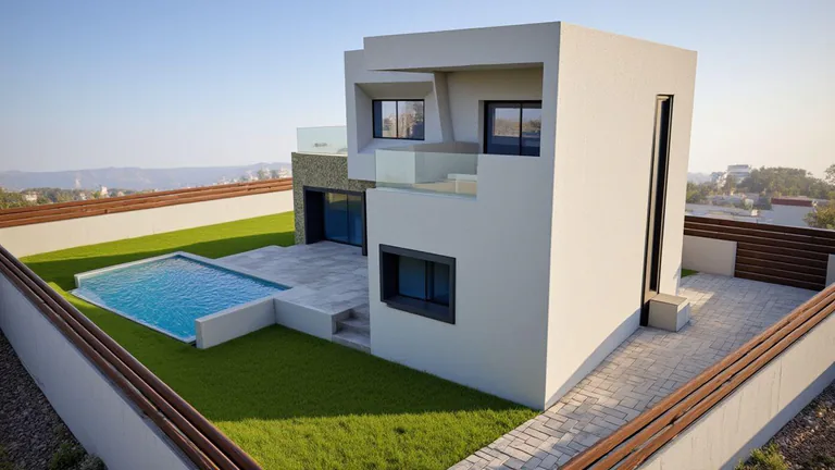 Moderna villa de nueva construcción con vistas abiertas en Ciudad de las Comunicaciones, San Miguel de Salinas