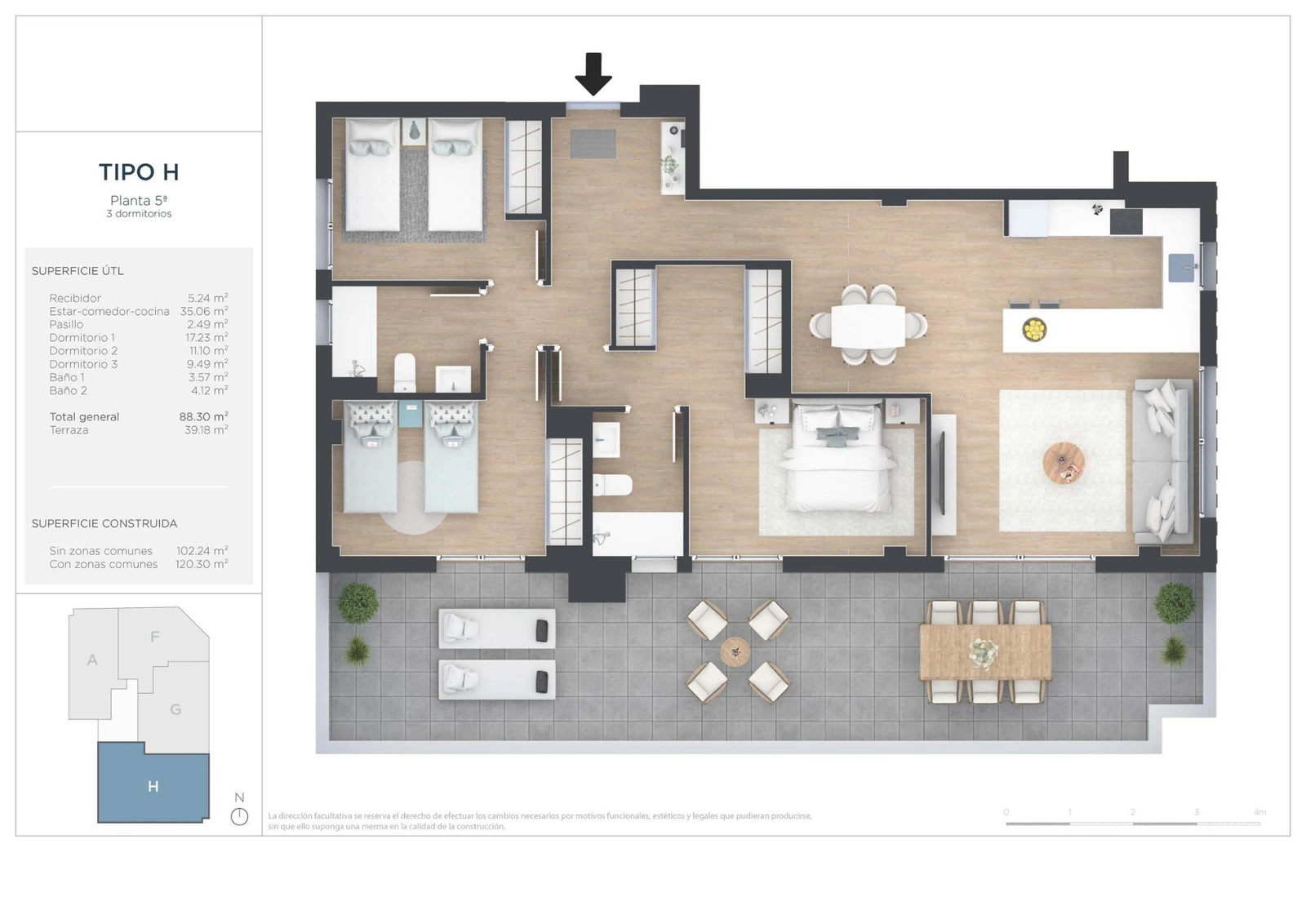 Unit NV-101879 — Penthouse in Benalua, Alicante