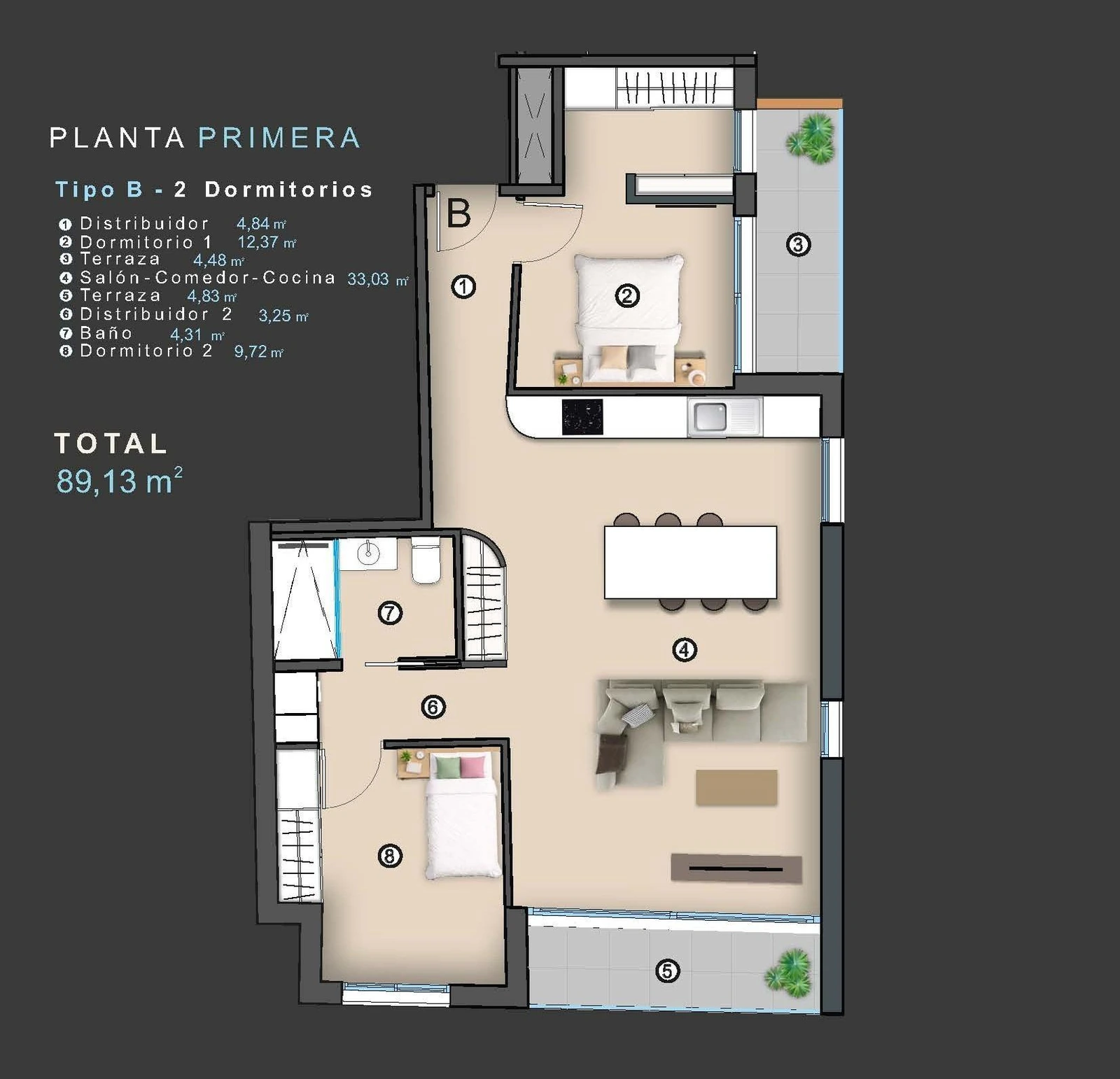 Unit NV-101883 — Apartamentos de nueva construcción en el corazón de Torrevieja, a solo 400 m de la playa