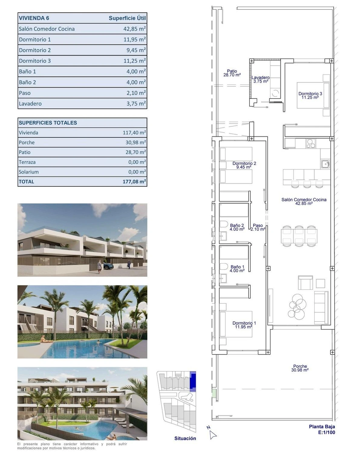 Unit NV-101891 — Apartamentos y bungalós de nueva construcción en venta en Pilar de la Horadada, cerca de la playa