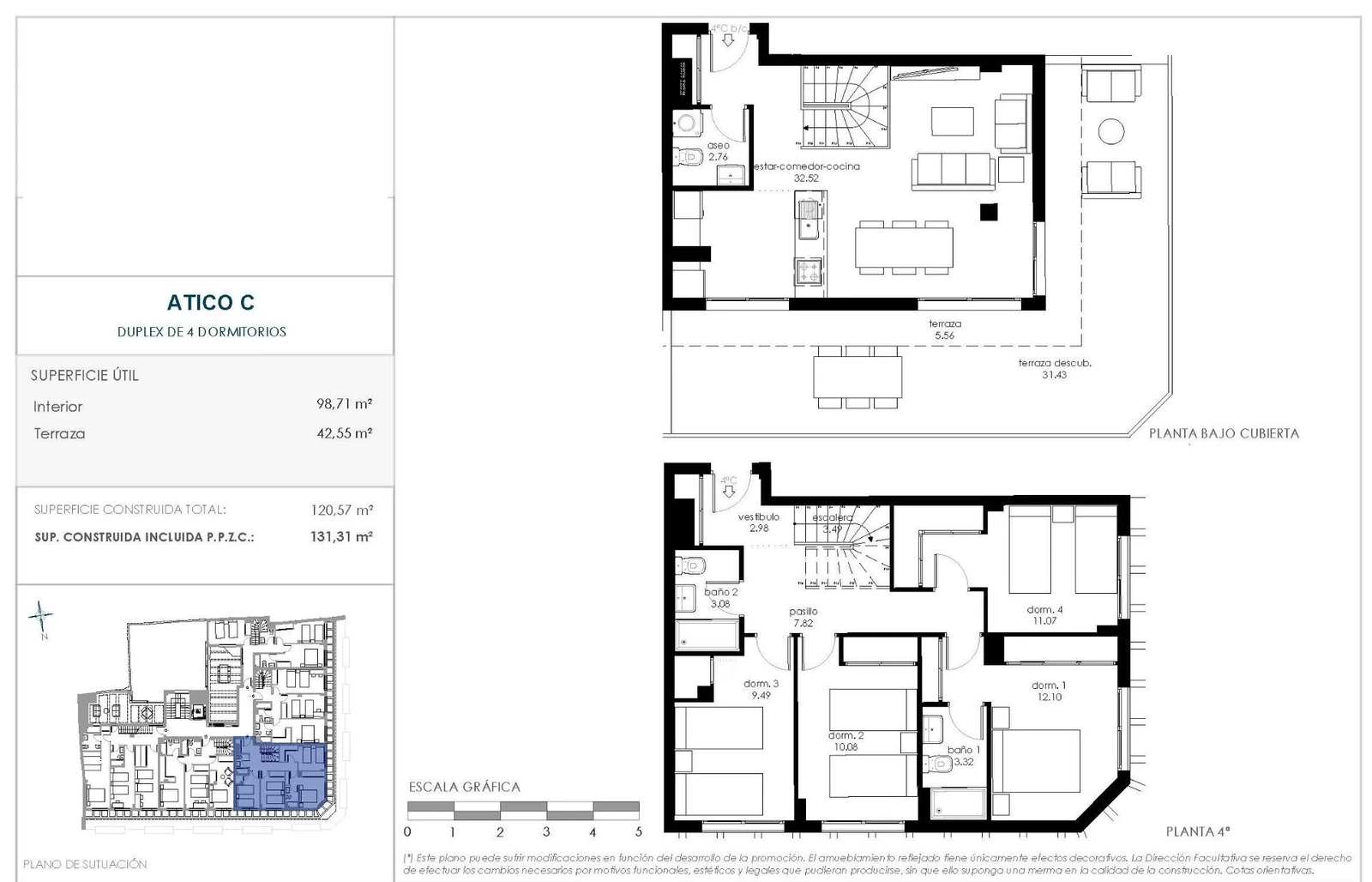 Unit NV-101912 — Penthouse in Centro, Murcia