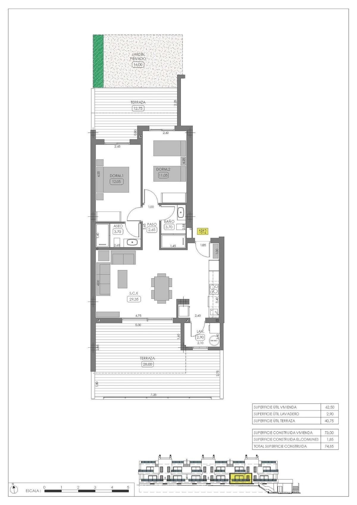 Unit NV-101928 — Villas pareadas de obra nueva con piscina privada en La Finca Golf Resort, Algorfa