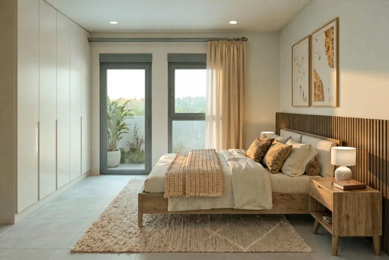 Villas de nueva construcción en Camposol Golf (Mazarrón-Murcia) con solárium privado y sótano
