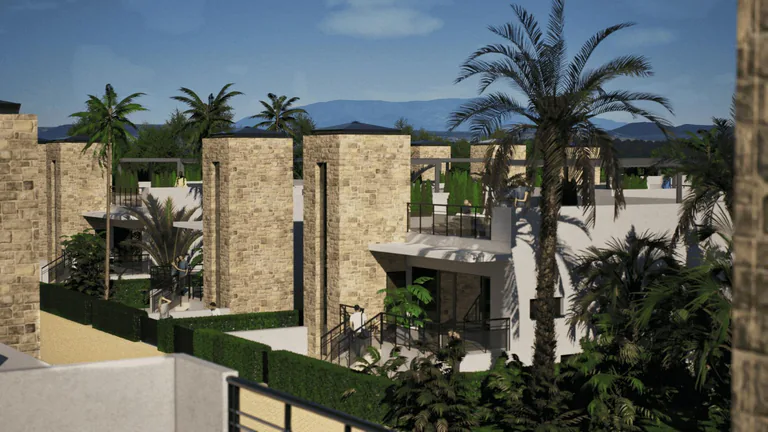 Villas de nueva construcción en Camposol Golf (Mazarrón-Murcia) con solárium privado y sótano