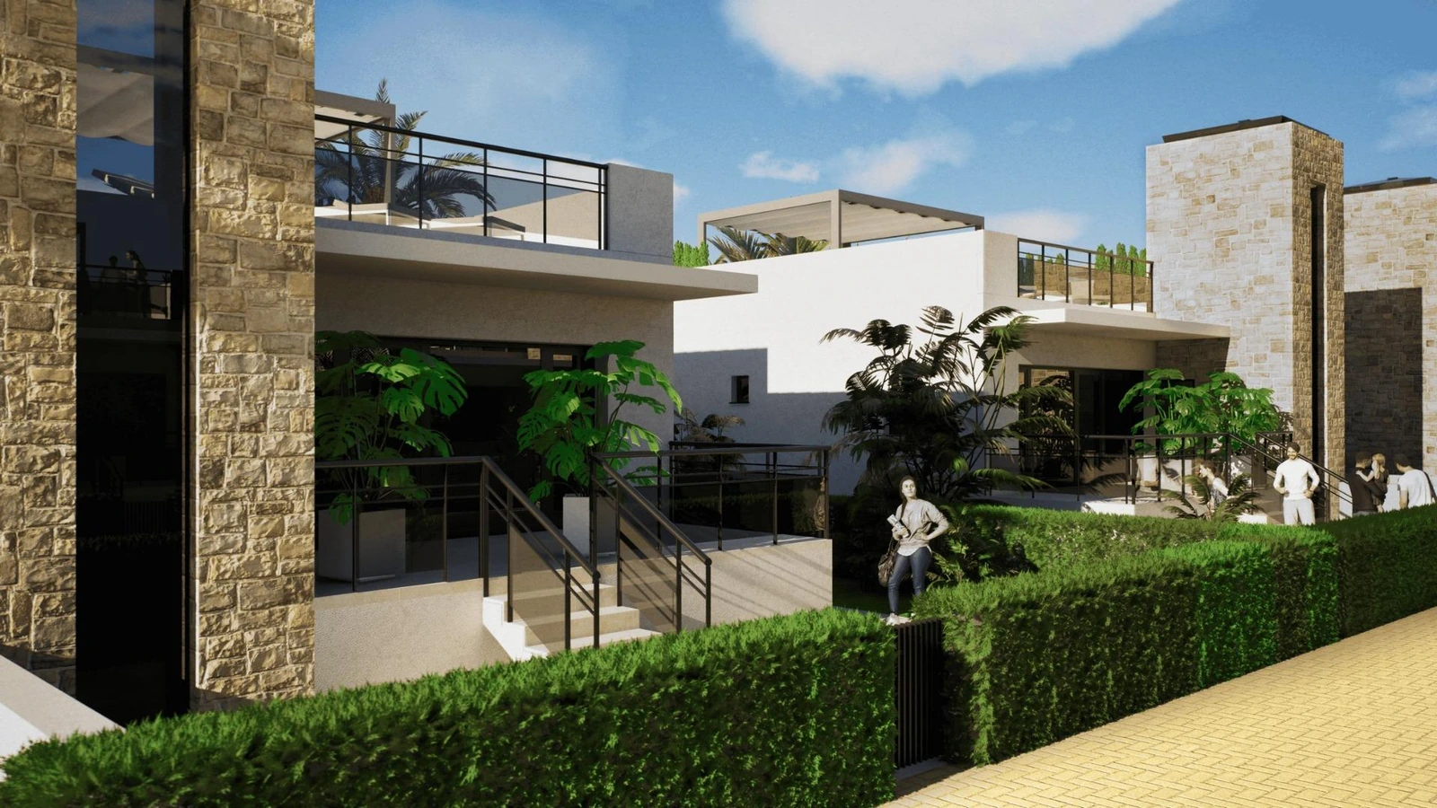 Unit NV-101967 — Villas de nueva construcción en Camposol Golf (Mazarrón-Murcia) con solárium privado y sótano