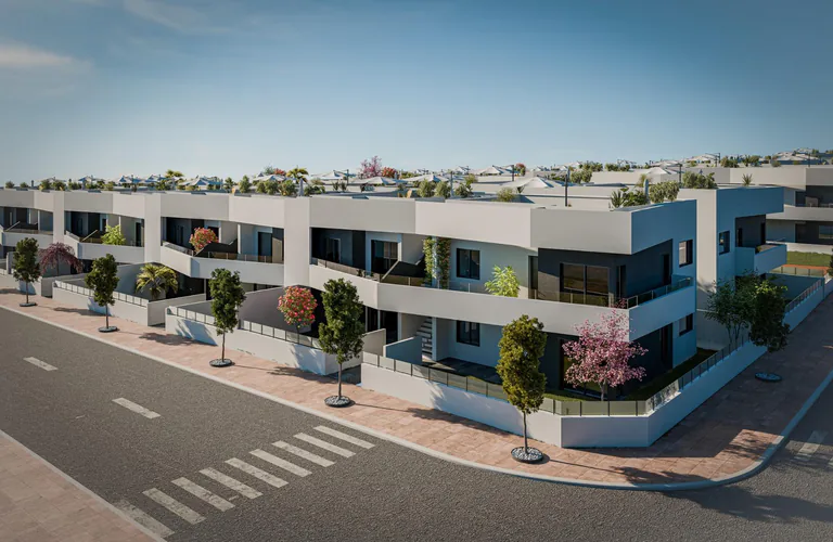 Bungalows Modernos de Obra Nueva en San Miguel de Salinas con 3 Piscinas Comunitarias