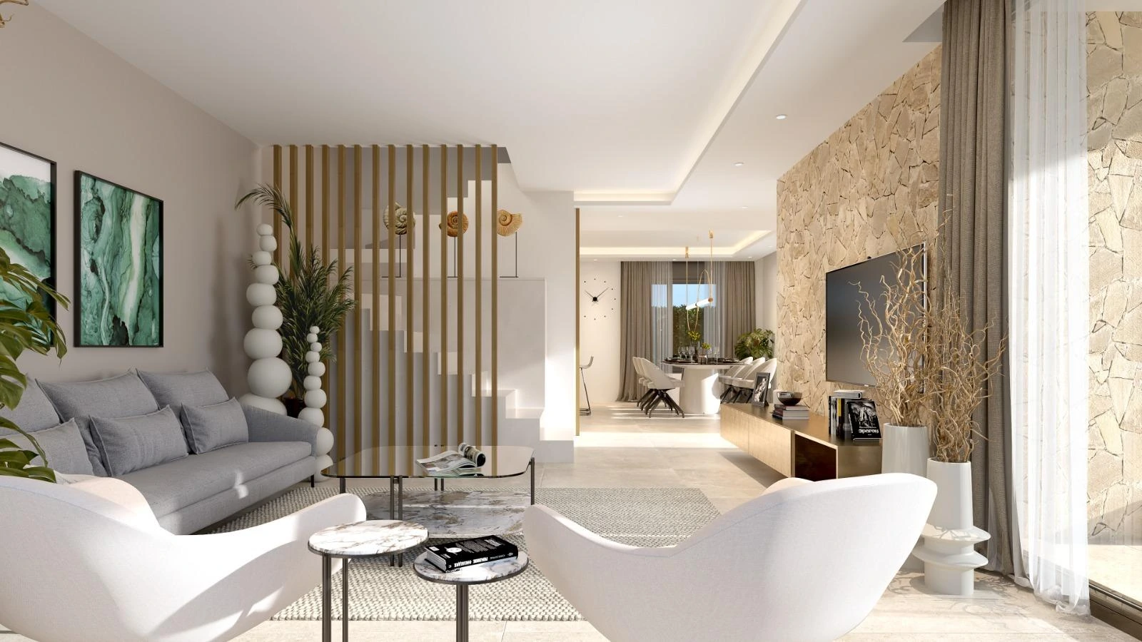 Unit NV-102011 — Modernas villas adosadas con piscina privada en Las Filipinas-Orihuela Costa