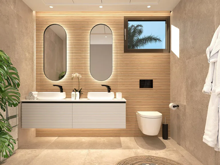 Modernas villas adosadas con piscina privada en Las Filipinas-Orihuela Costa