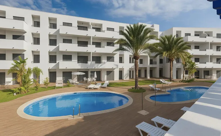 Apartamentos con licencia turística para inversión cerca de la playa en Vera, Almería