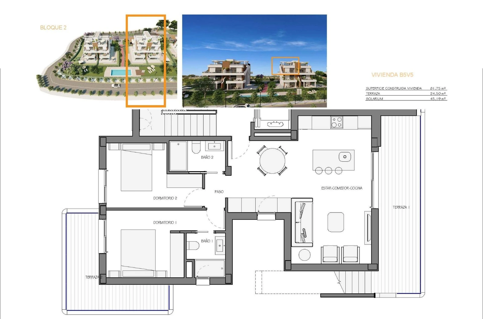 Unit NV-102113 — Apartamentos de Obra Nueva en Hacienda del Álamo Golf Resort, Murcia