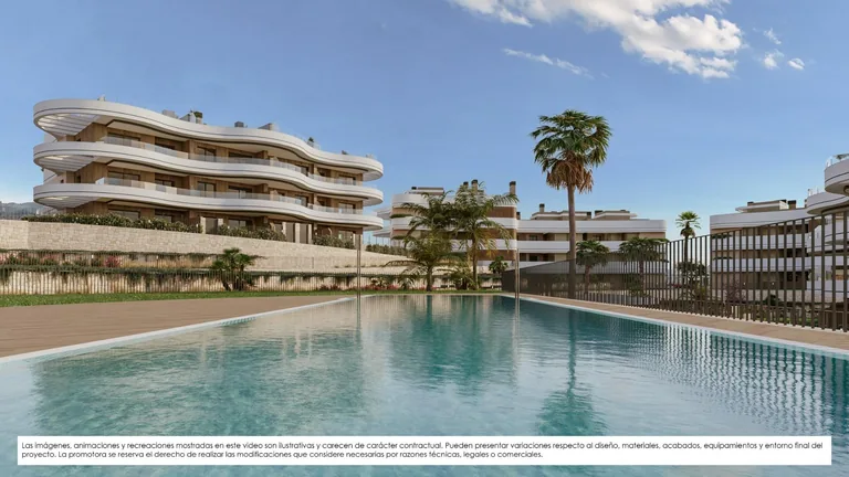Apartamentos de nueva construcción en venta en Finestrat con vistas al mar y servicios al estilo de un complejo turístico