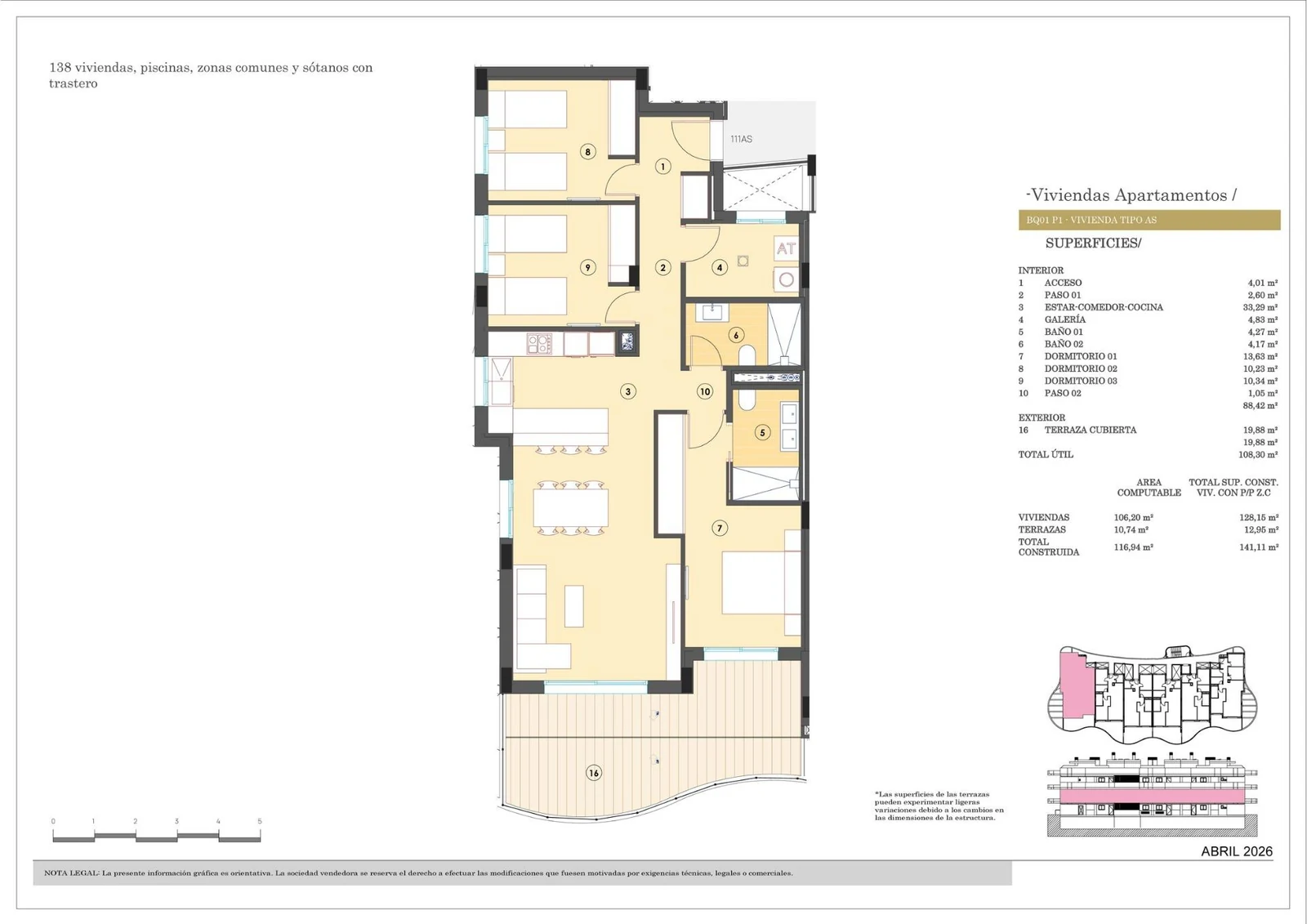 Unit NV-102145 — Apartamentos de nueva construcción en venta en Finestrat con vistas al mar y servicios al estilo de un complejo turístico