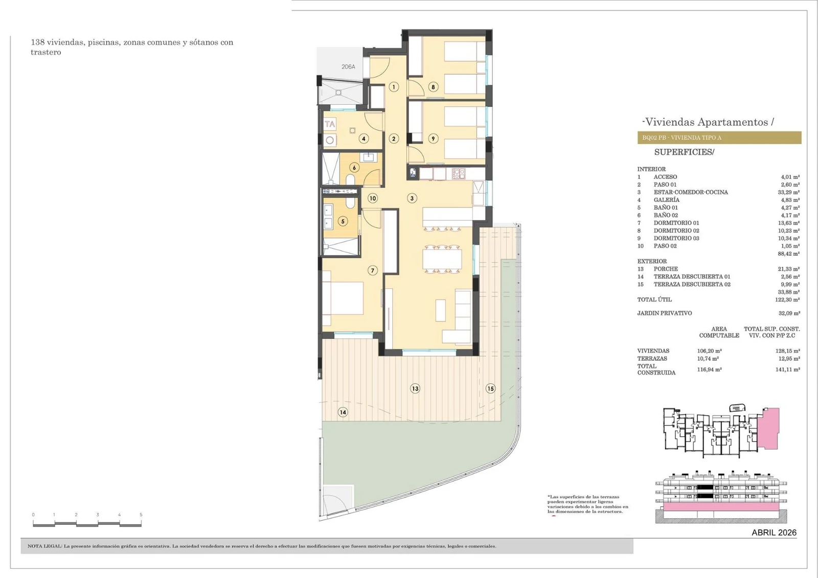 Unit NV-102147 — Apartamentos de nueva construcción en venta en Finestrat con vistas al mar y servicios al estilo de un complejo turístico