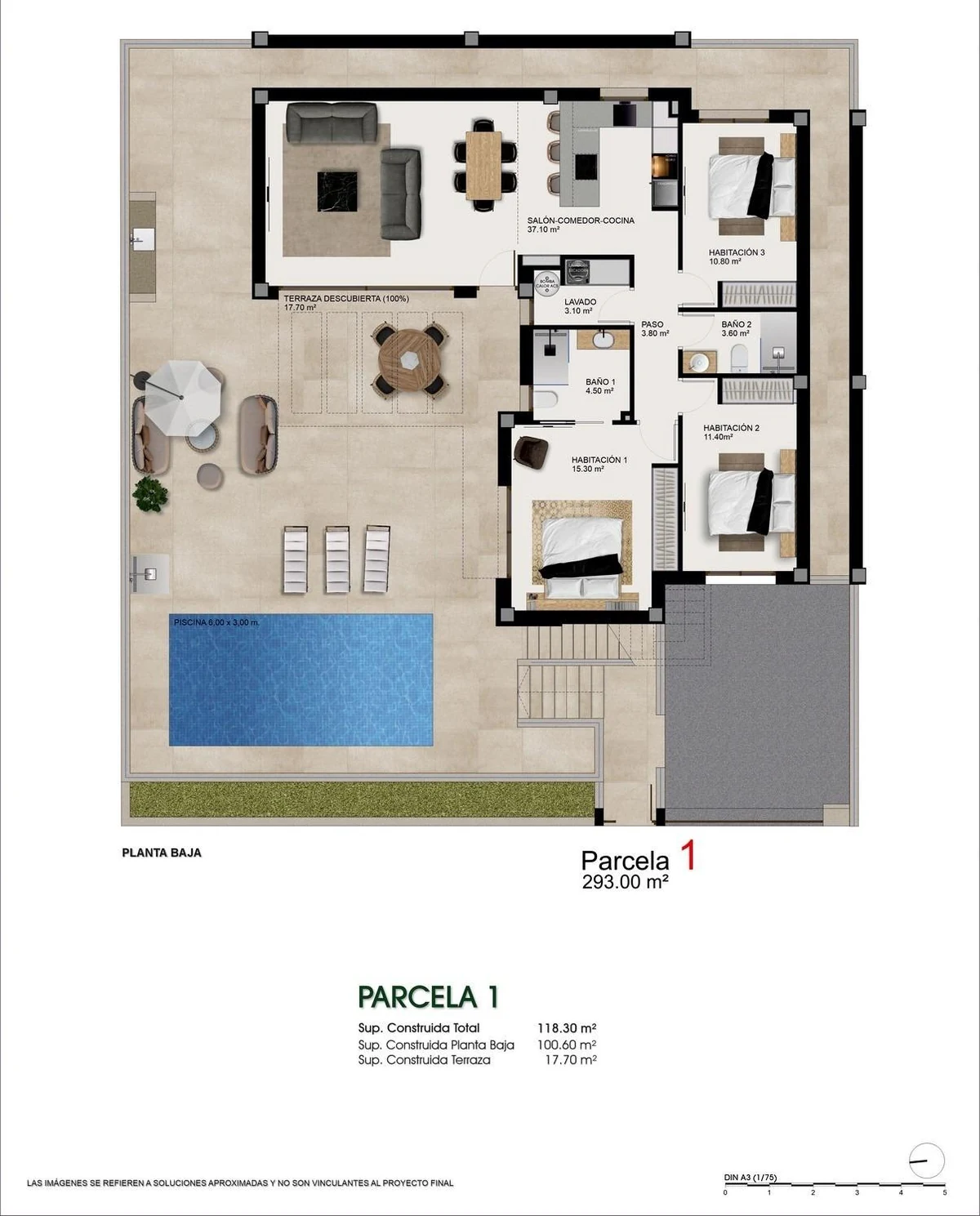 Unit NV-102173 — Villas de nueva construcción en venta en Benijófar, cerca de Ciudad Quesada