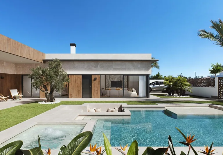 Villas de lujo de nueva construcción en Sucina con piscina privada y amplias parcelas