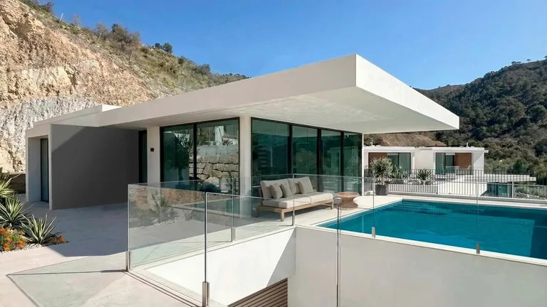 Villas de lujo de nueva construcción en Rincón de Loix, Benidorm, con piscina privada