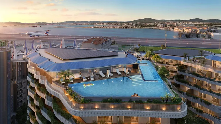 Luxury New Build Apartments in Gibraltar City Centre with Marina and Rock Views