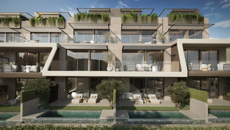 Luxury Contemporary Townhouses with Private Pool in Elviria Hills, Marbella East