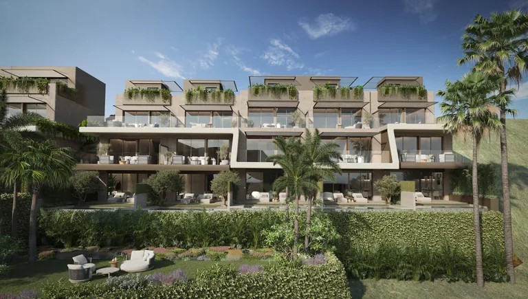 Luxury Contemporary Townhouses with Private Pool in Elviria Hills, Marbella East
