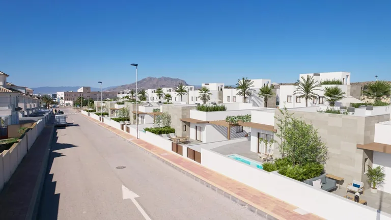 New Build Semi Detached Villas in Puerto de Mazarrón Close to the Beach