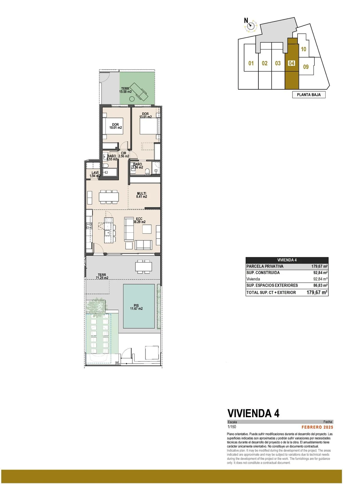 Unit NV-102260 — Boutique Development of New Build Homes with Private Pools in Pilar de la Horadada