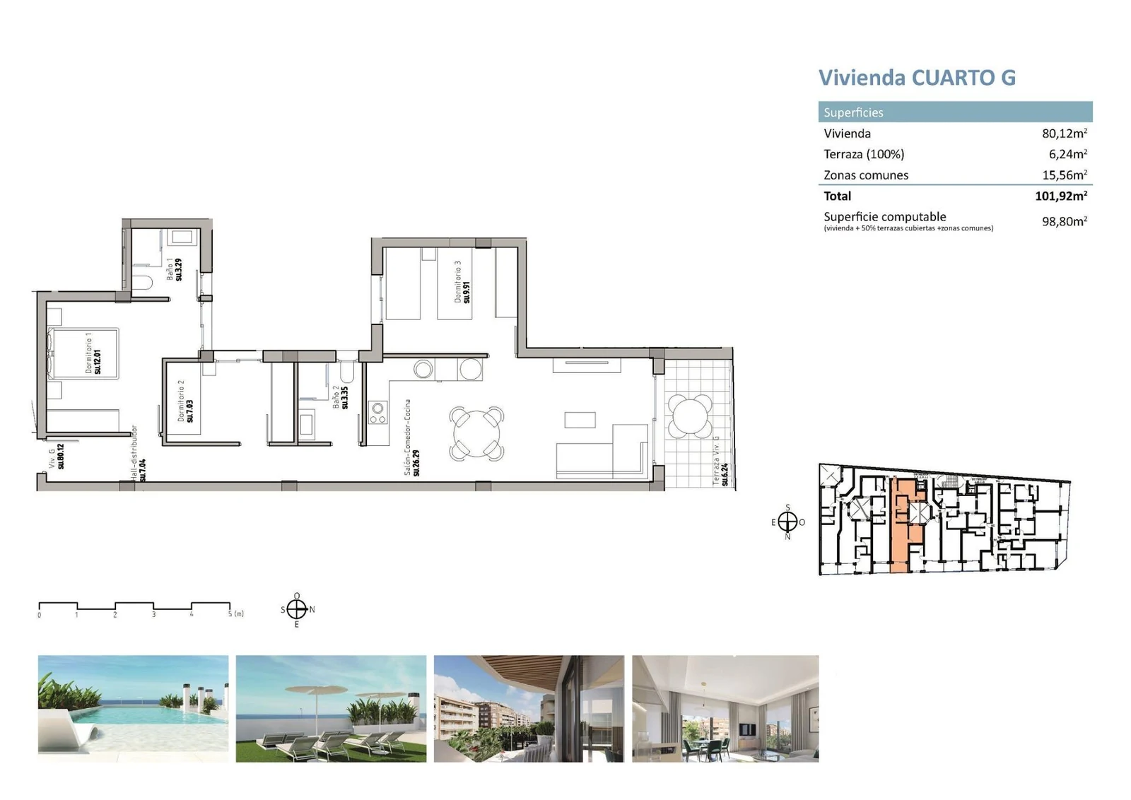 Unit NV-102348 — Residencial de Obra Nueva en Guardamar del Segura