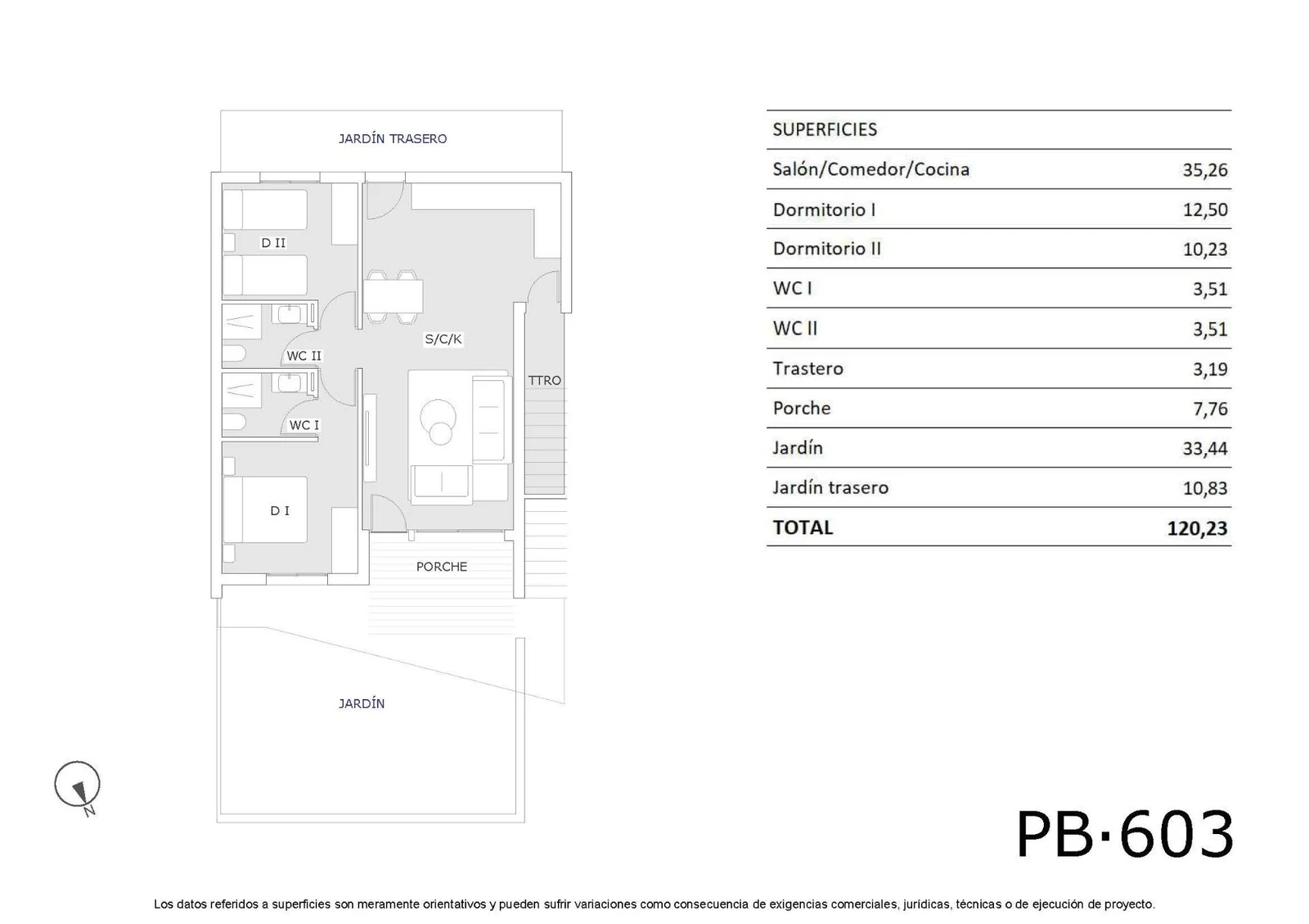 Unit NV-102356 — Bungalows de Obra Nueva en San Miguel de Salinas con 2 Piscinas Comunitarias