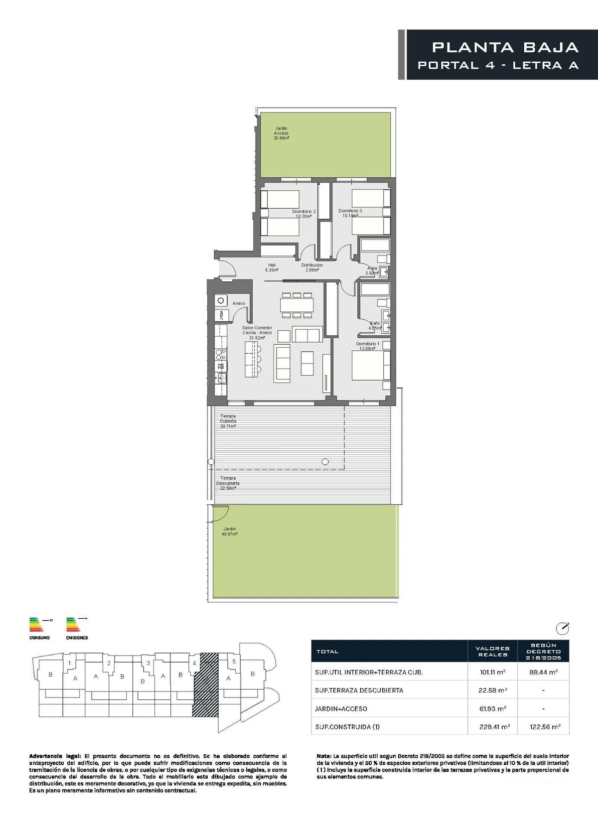 Unit NV-102394 — planta baja de obra nueva en Torremolinos