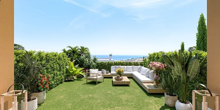 Casas adosadas y casas adosadas en esquina de nueva construcción en La Cala de Mijas