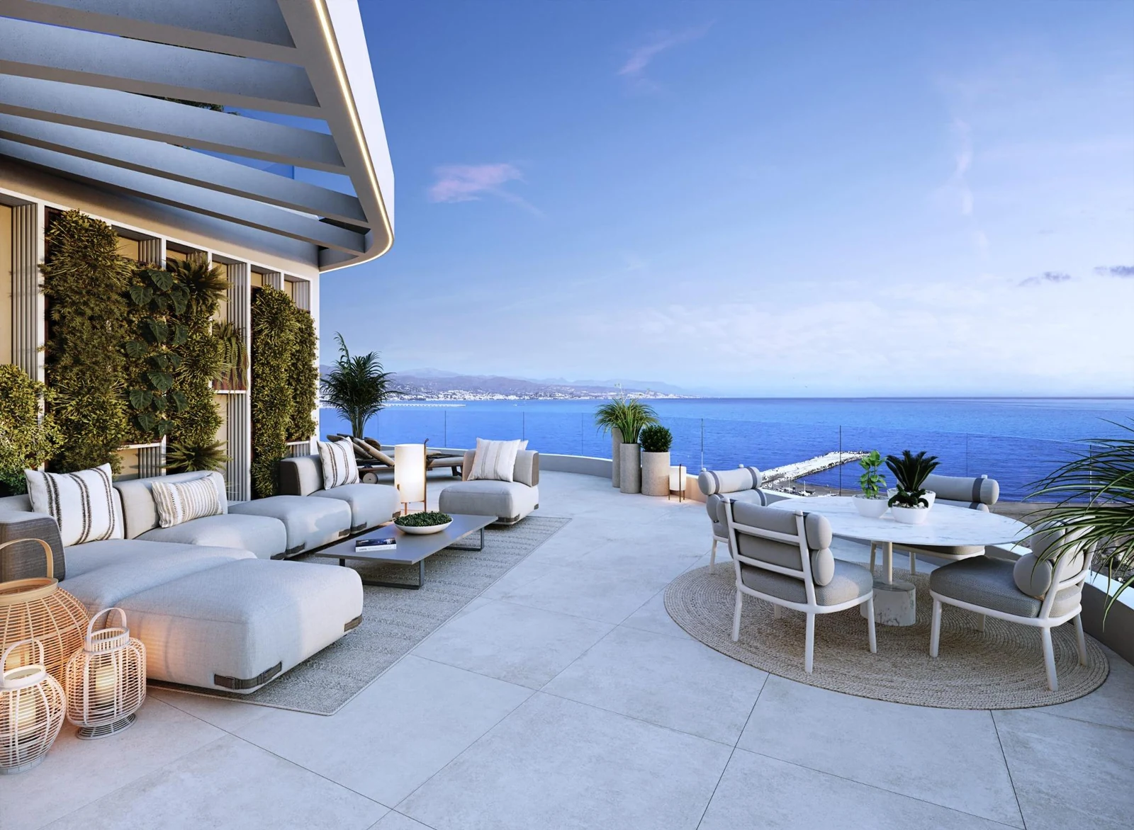 Unit NV-102400 — Residencias de lujo frente al mar en Málaga ciudad con vistas panorámicas al mar