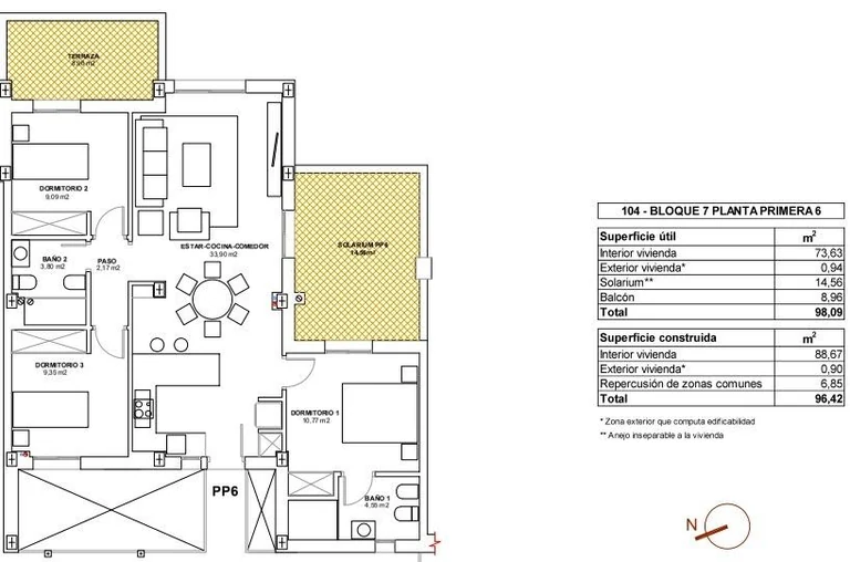 Unit NV-102403 — New-build Apartamento in Vera