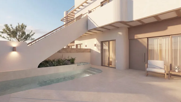 Exklusive Bungalows aus erster Hand mit privatem Pool in Pilar de la Horadada