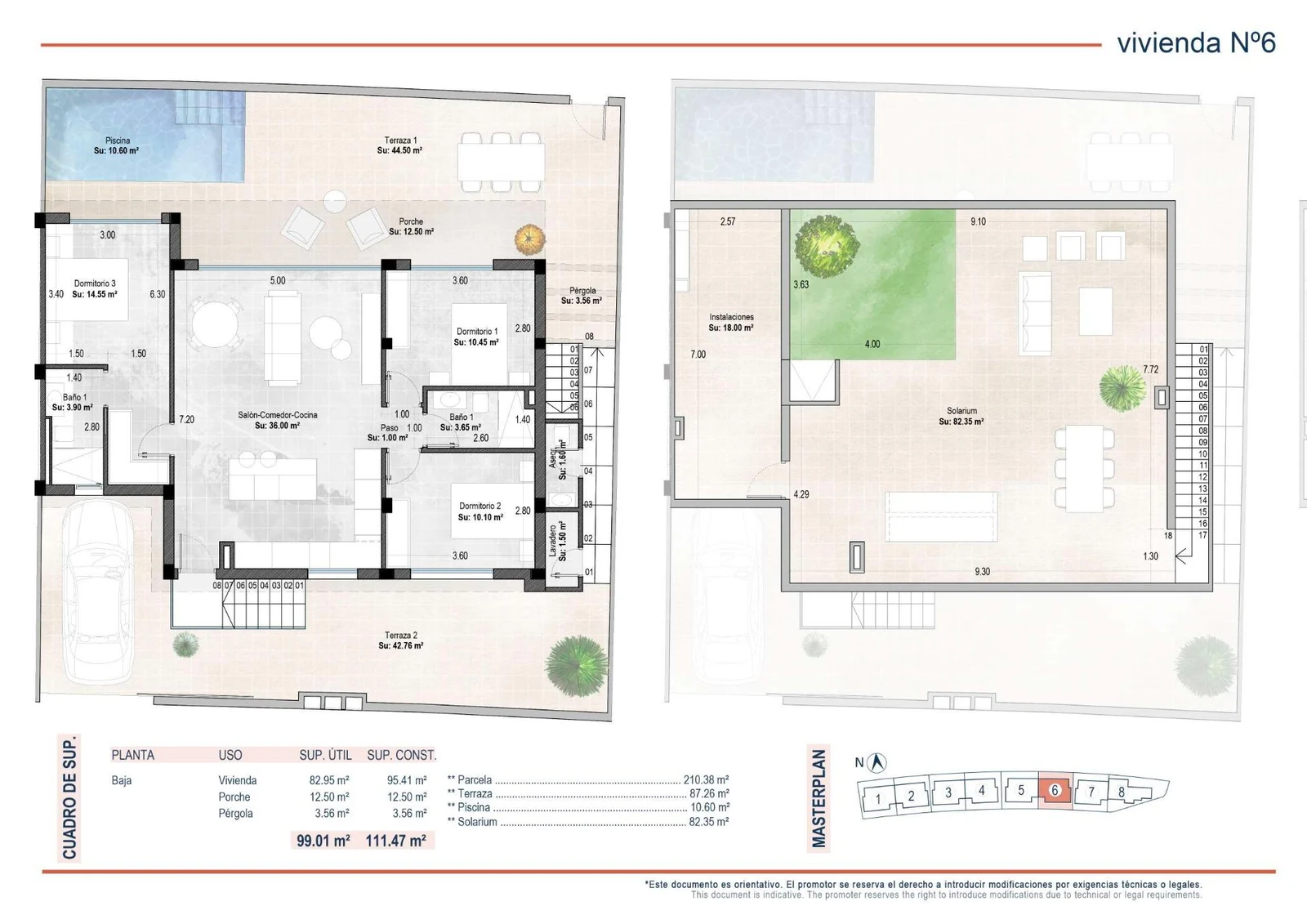 Unit NV-102482 — Furnished 3-bed semi-detached home in Sucina