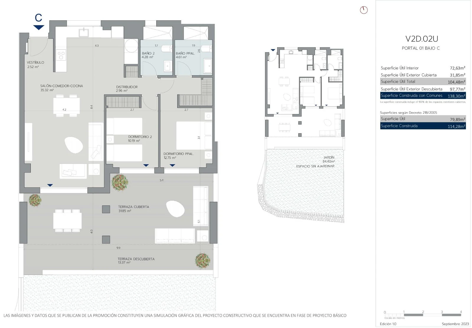 Unit NV-102489 — planta baja de obra nueva en Estepona
