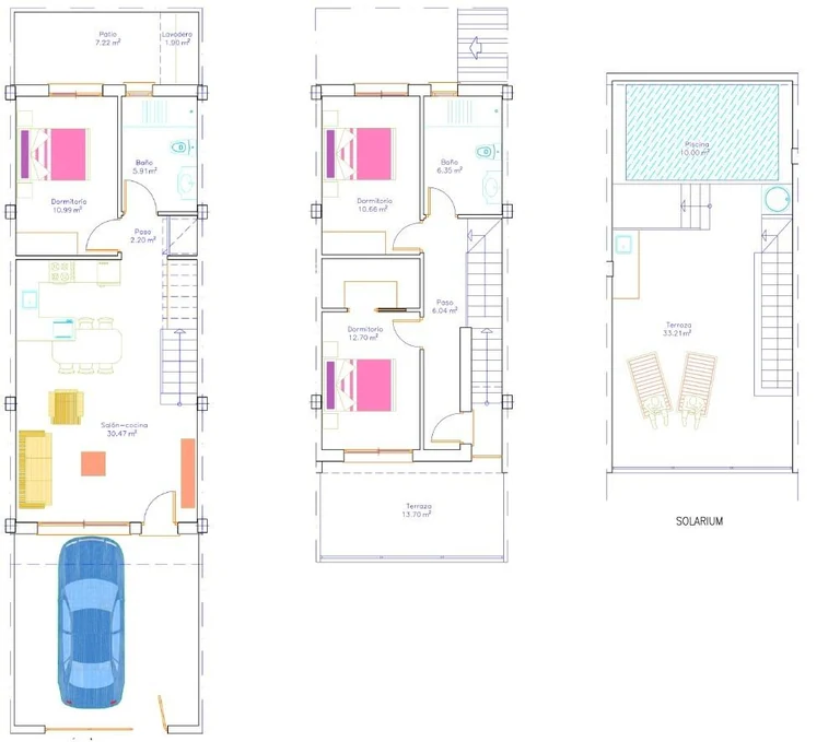 Unit NV-102608 — Neubau Reihenhaus in San Pedro del Pinatar