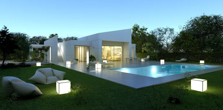 Villa de obra nueva en Baños y Mendigo