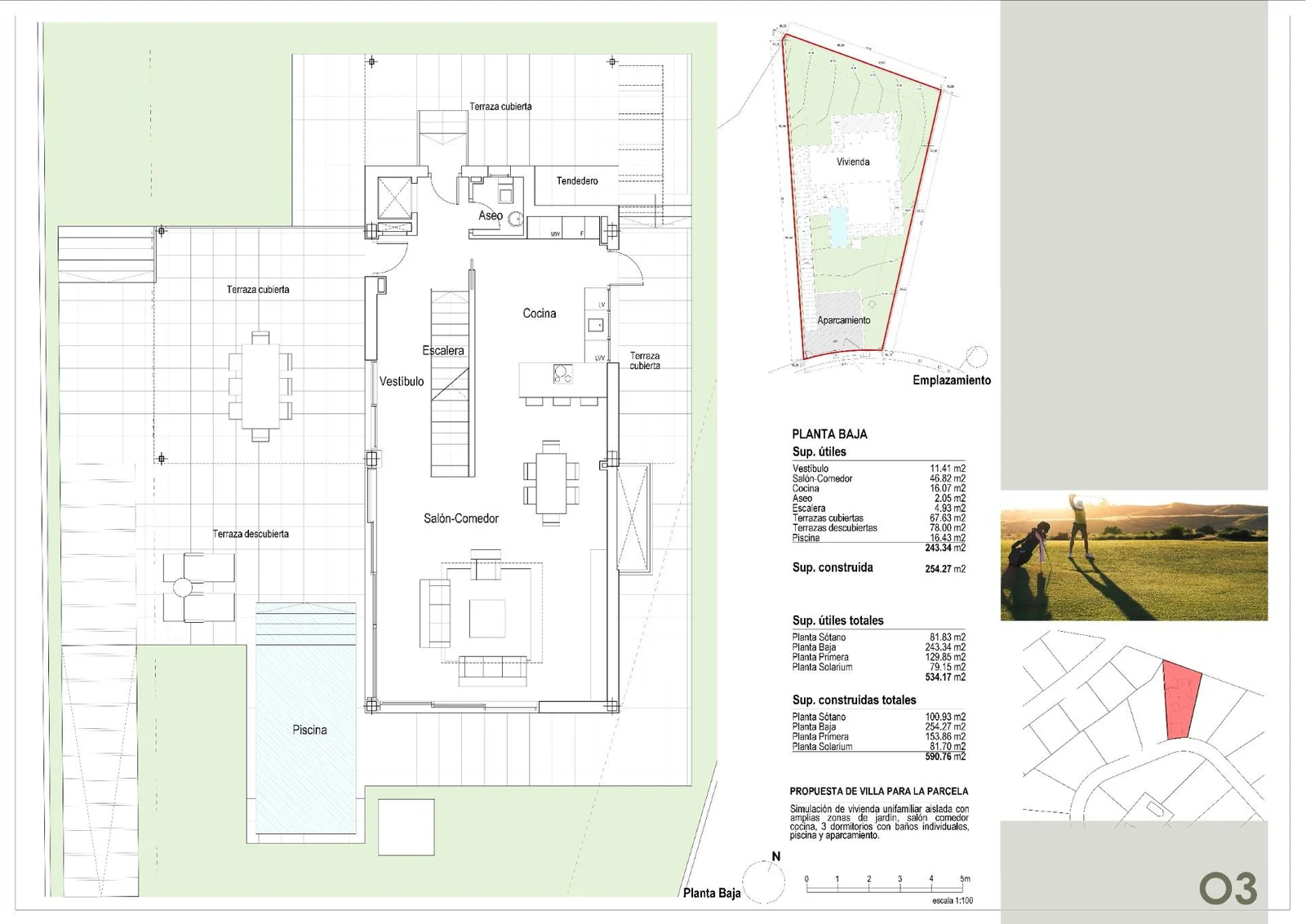 Unit NV-102707 — Villa de 3 dormitorios en Valle Romano Golf