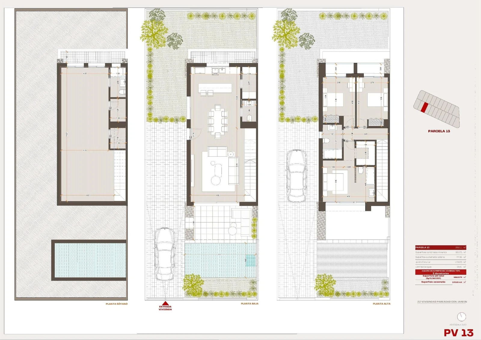 Unit NV-102713 — Doppelhaushälften mit Pool in Pinos de Alhaurín